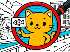 שפּיל Find The Cat Cat Search אָנליין