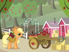 שפּיל My Little Pony Applejack's Apple Harvest אָנליין