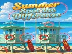 שפּיל Summer Spot the Differense אָנליין