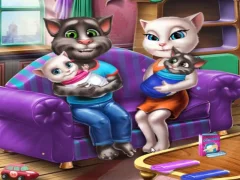 שפּיל Angela Twins Family Day אָנליין