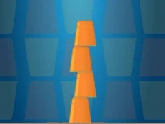 שפּיל Cups Tower Builder אָנליין
