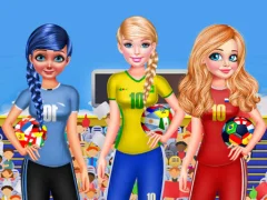 שפּיל BFF Princess Vote For  FIFA 2018 Quarter Finals אָנליין