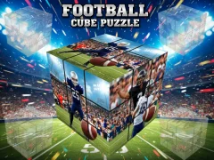 שפּיל Football Cube Puzzle אָנליין