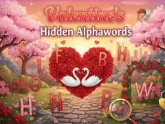 שפּיל Valentine's Hidden Alphawords אָנליין