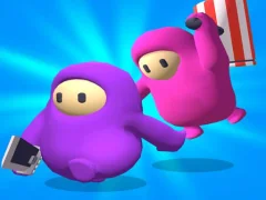 שפּיל Fall Heroes Fun Guys Run אָנליין