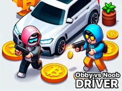 שפּיל Obby vs Noob Driver אָנליין