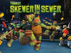 שפּיל Teenage Mutant Ninja Turtles: Skewer in the Sewer אָנליין