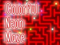 שפּיל Colorful Neon Maze אָנליין