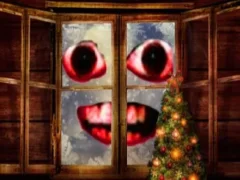 שפּיל New Year: Santa Claus outside the window אָנליין