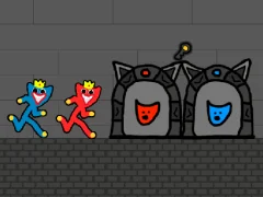 שפּיל Red and Blue Stickman Huggy 2 אָנליין
