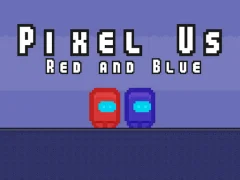 שפּיל Pixel Us Red and Blue אָנליין