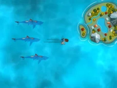 שפּיל Survive the Sharks אָנליין
