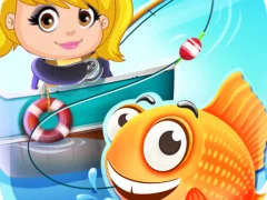 שפּיל Nastya Fishing game אָנליין