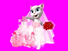 שפּיל Talking Tom Angela City Wedding Boutique אָנליין