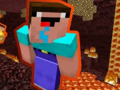 שפּיל Noob Parkour: Nether אָנליין