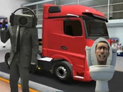 שפּיל Truck Simulator Skibidi Toilet אָנליין