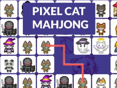 שפּיל Pixel cat mahjong אָנליין