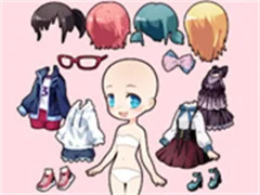 שפּיל Chibi Anime Princess Doll אָנליין