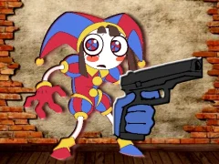שפּיל Pomni Maze Shooter אָנליין