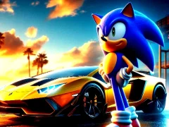 שפּיל Sonic Run for Lamborghini אָנליין
