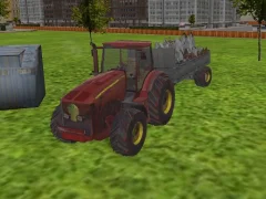 שפּיל 3D city tractor garbage sim אָנליין