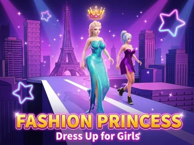 שפּיל Fashion Princess Dress Up for Girls אָנליין