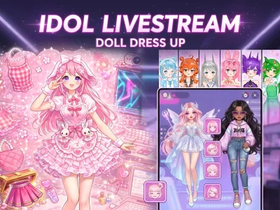 שפּיל Idol Livestream: Doll Dress Up אָנליין