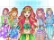 שפּיל Girl Coloring Dress Up Games אָנליין