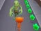 שפּיל Angry Cat Run Zombies Alley אָנליין