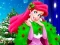שפּיל Ariel The Little Mermaid Christmas Dres Up אָנליין
