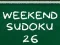 שפּיל Weekend Sudoku 26 אָנליין