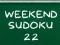 שפּיל Weekend Sudoku 22 אָנליין