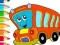שפּיל Coloring Book: Bus אָנליין