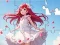שפּיל Jigsaw Puzzle: White Dress Girl אָנליין