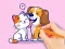 שפּיל Coloring Book: Dog And Cat אָנליין