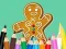 שפּיל Coloring Book: Gingerbreads אָנליין