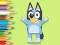 שפּיל Coloring Book: Happy Bluey אָנליין