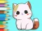 שפּיל Coloring Book: Cute Kitten אָנליין