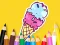 שפּיל Coloring Book: Cool Ice Cream אָנליין