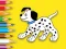שפּיל Coloring Book: Cute Spotted Dog אָנליין
