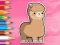 שפּיל Coloring Book: Cute Alpaca אָנליין