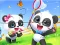 שפּיל Jigsaw Puzzle: Baby Panda Spring Outing אָנליין