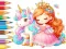 שפּיל Coloring Book: Unicorn Secret Whisper אָנליין