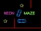 שפּיל Neon Car Maze אָנליין
