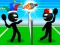 שפּיל Stickman Sports Badminton אָנליין