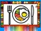 שפּיל Color and Decorate Dinner Plate אָנליין