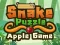 שפּיל Snake Puzzle Apple Game אָנליין