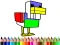 שפּיל Back To School: Monster Craft Coloring אָנליין