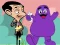 שפּיל When Mr Bean meet Grimace אָנליין