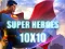שפּיל Super heroes 10х10 אָנליין